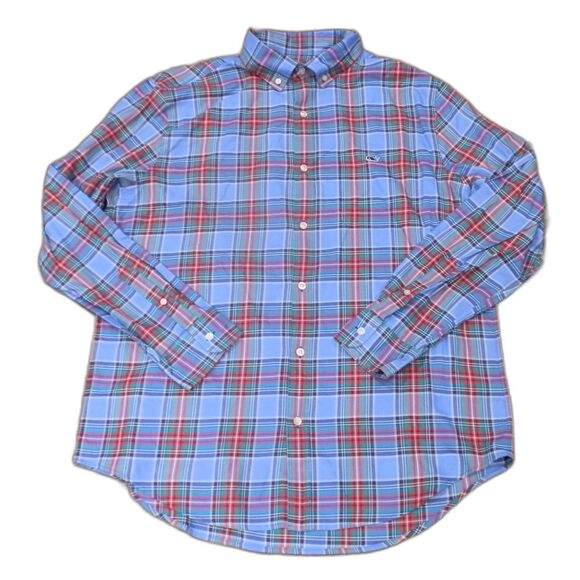 Vineyard Vines Long Sleeve Button down Men's Classic Fit Tucker Shirt Size Large - Picture 1 of 3